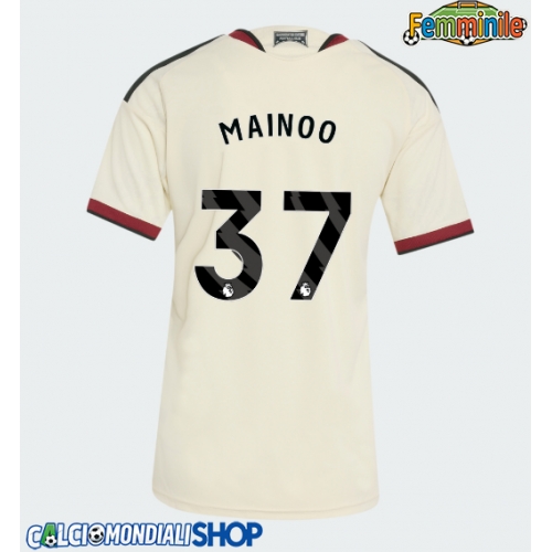 Maglie da calcio Manchester United Kobbie Mainoo #37 Terza Maglia Femminile 2026-27 Manica Corta